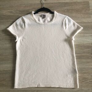 Beautiful J. Crew Women’s Shrunken Cashmere T-shirt.